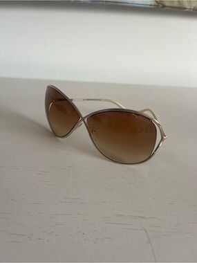 TOM FORD Miranda Brown Gradient Sunglasses